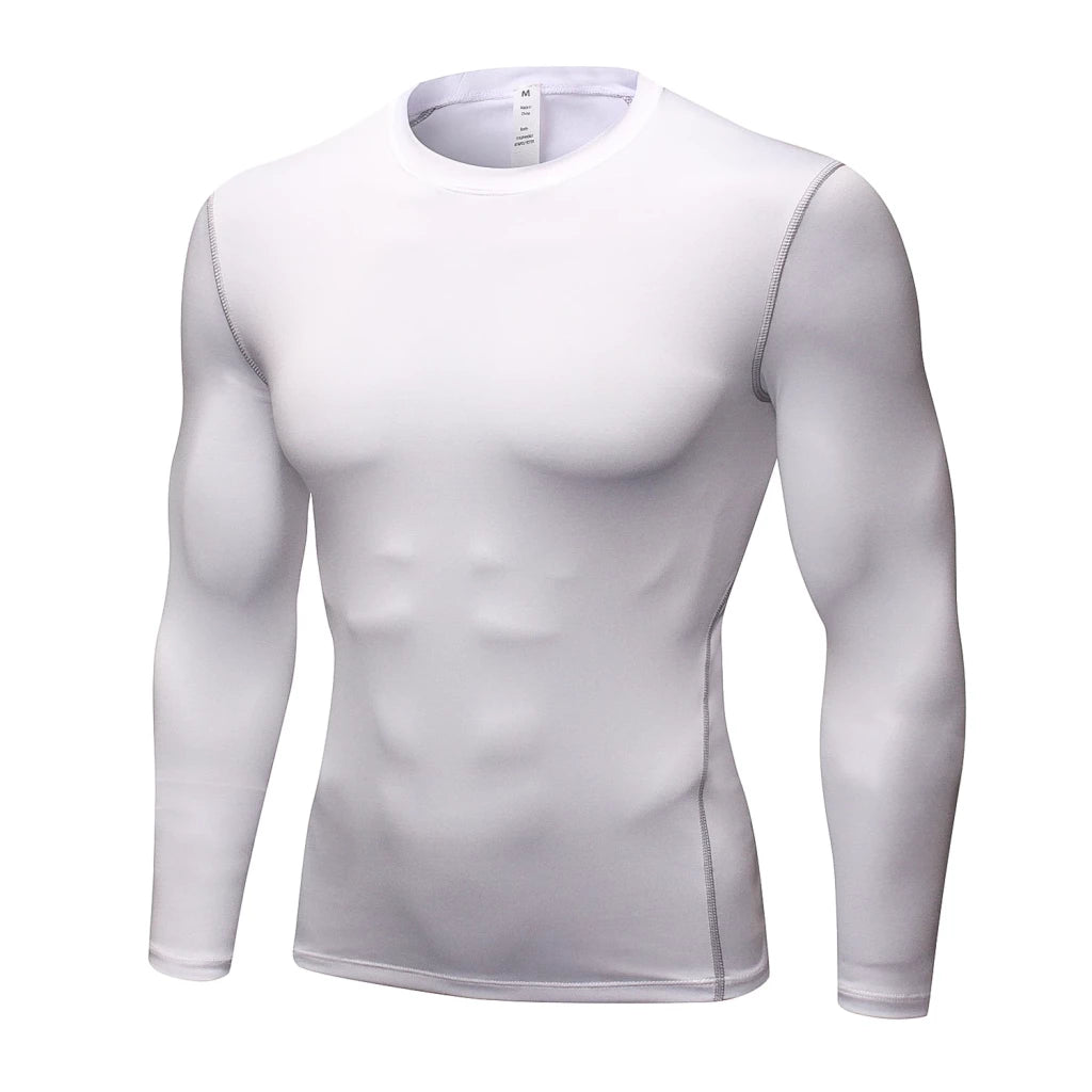 Men's long sleeve compression T-shirt sports T-shirt