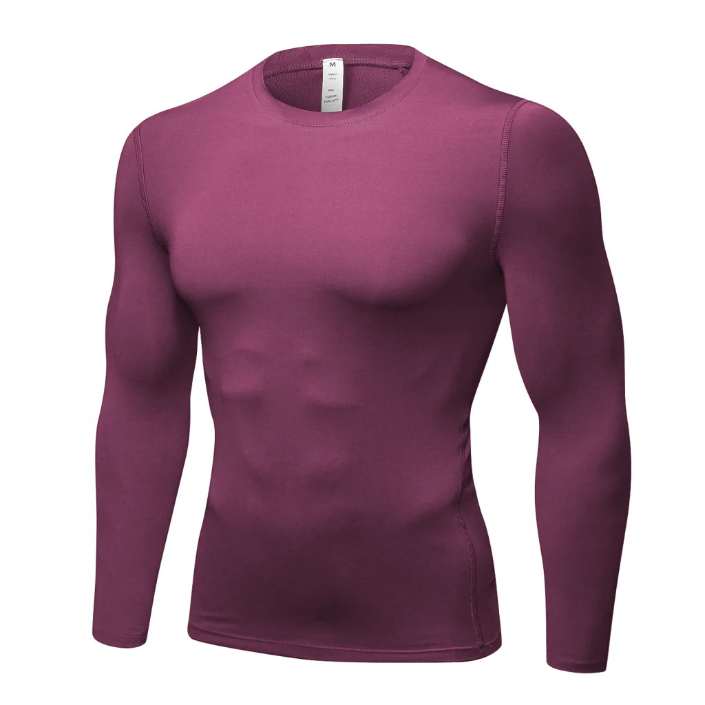 Men's long sleeve compression T-shirt sports T-shirt