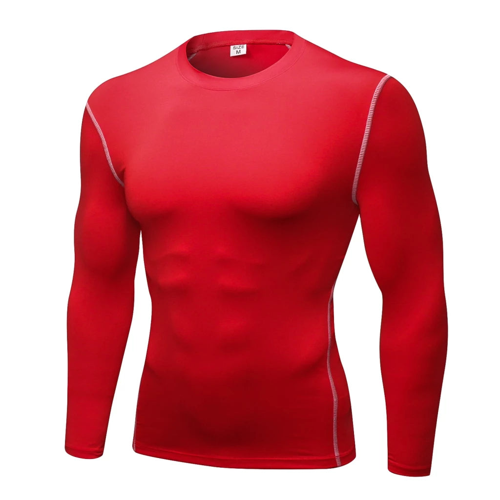 Men's long sleeve compression T-shirt sports T-shirt