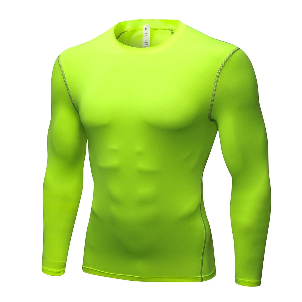 Men's long sleeve compression T-shirt sports T-shirt