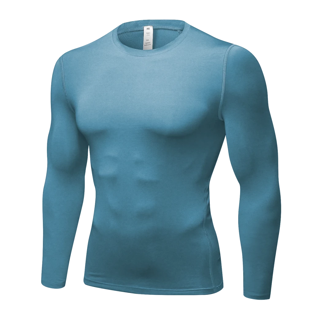 Men's long sleeve compression T-shirt sports T-shirt