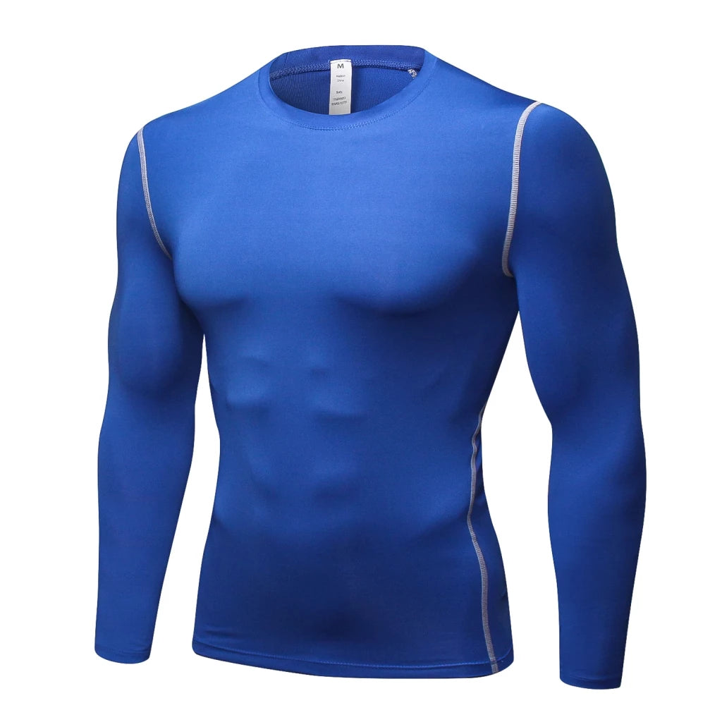 Men's long sleeve compression T-shirt sports T-shirt