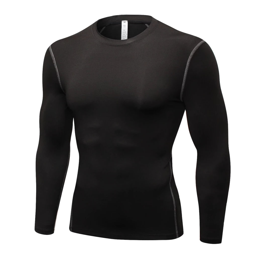 Men's long sleeve compression T-shirt sports T-shirt