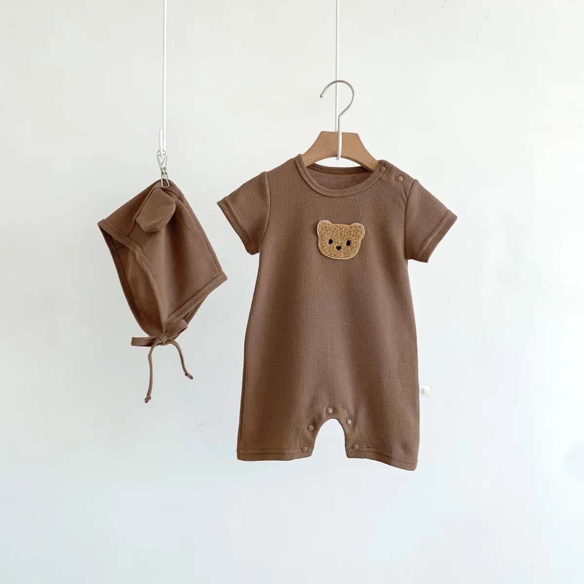 Charming Bear Romper for Boys and Girls