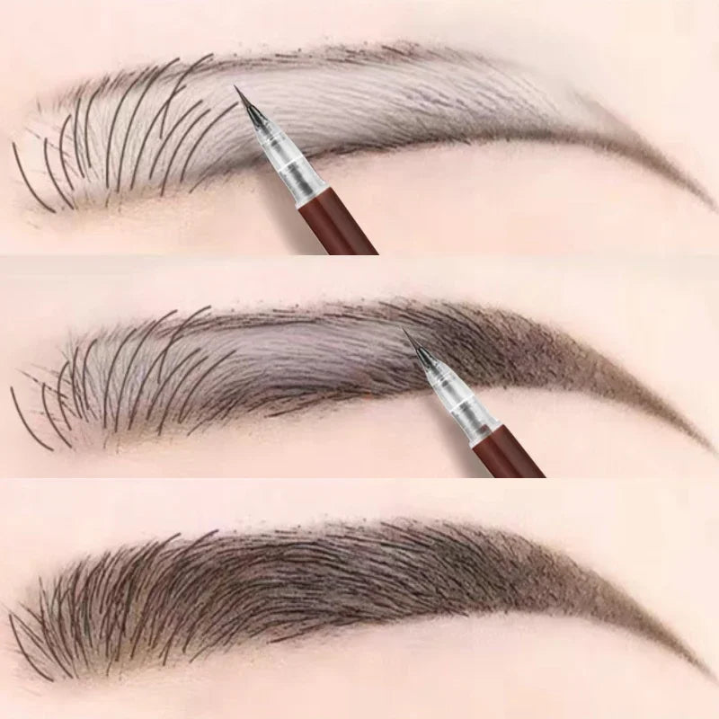 Eyebrow Pencil ultra-Thin contour shadow lying silkworm eyeliner waterproof non-smudge long lasting colorfast liquid eyebrow pencil