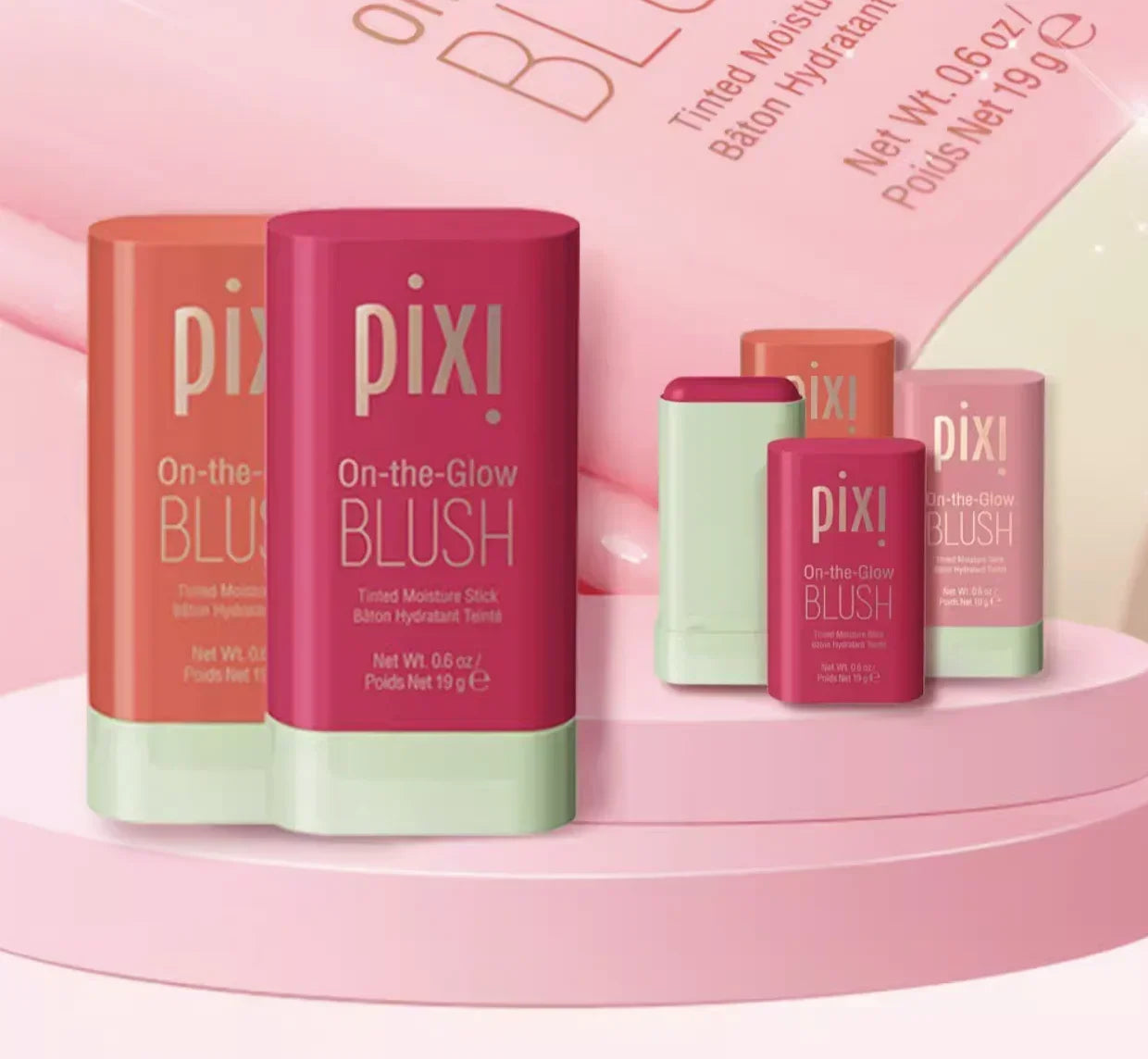 PixiGlow Lip Balm 3-in-1 multifunctional product for lip care and makeup