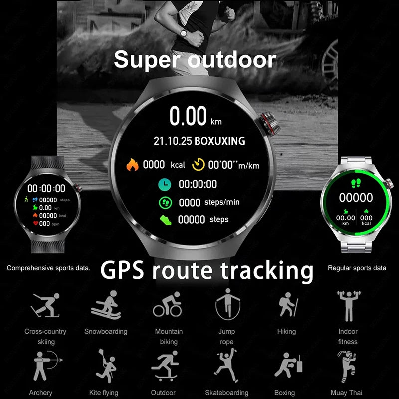 Huawei GT4 Pro Smartwatch for men, NFC Smart Watches, GP Tracker