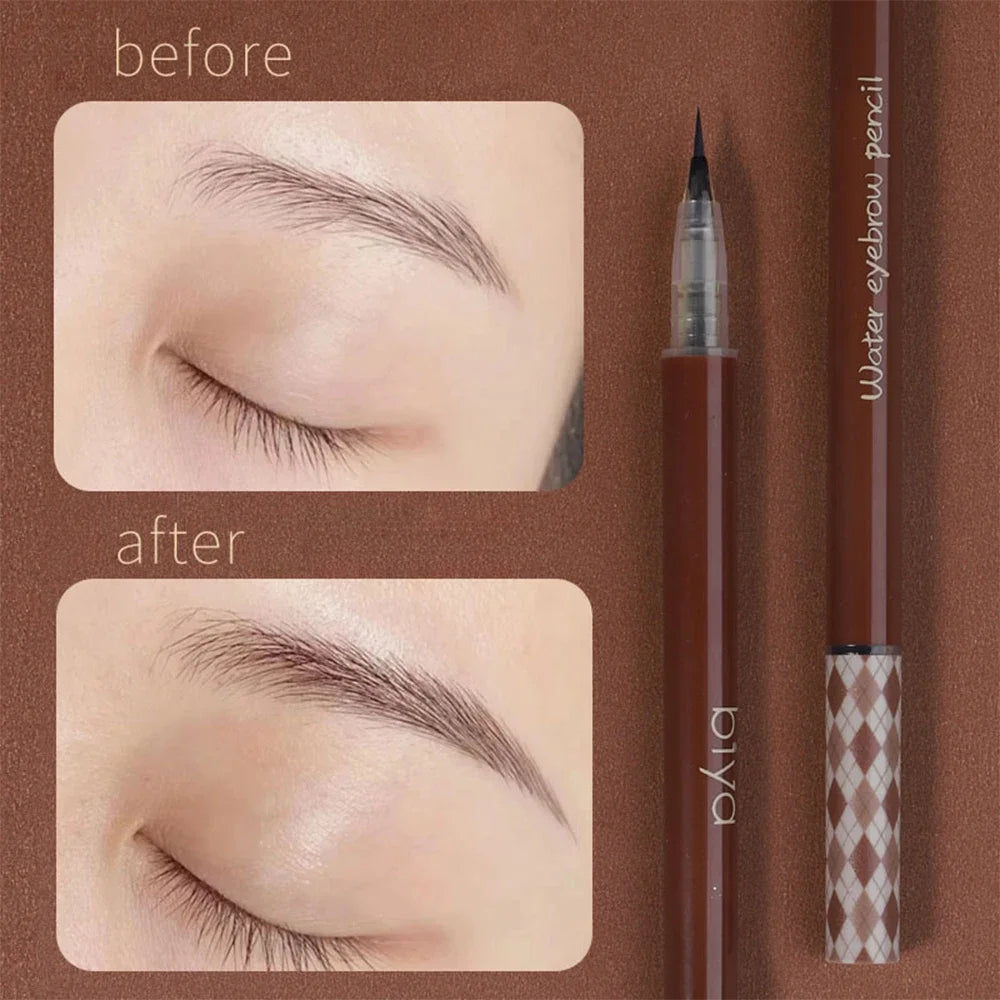 Eyebrow Pencil ultra-Thin contour shadow lying silkworm eyeliner waterproof non-smudge long lasting colorfast liquid eyebrow pencil