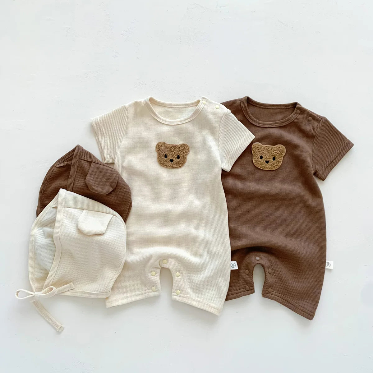 Charming Bear Romper for Boys and Girls