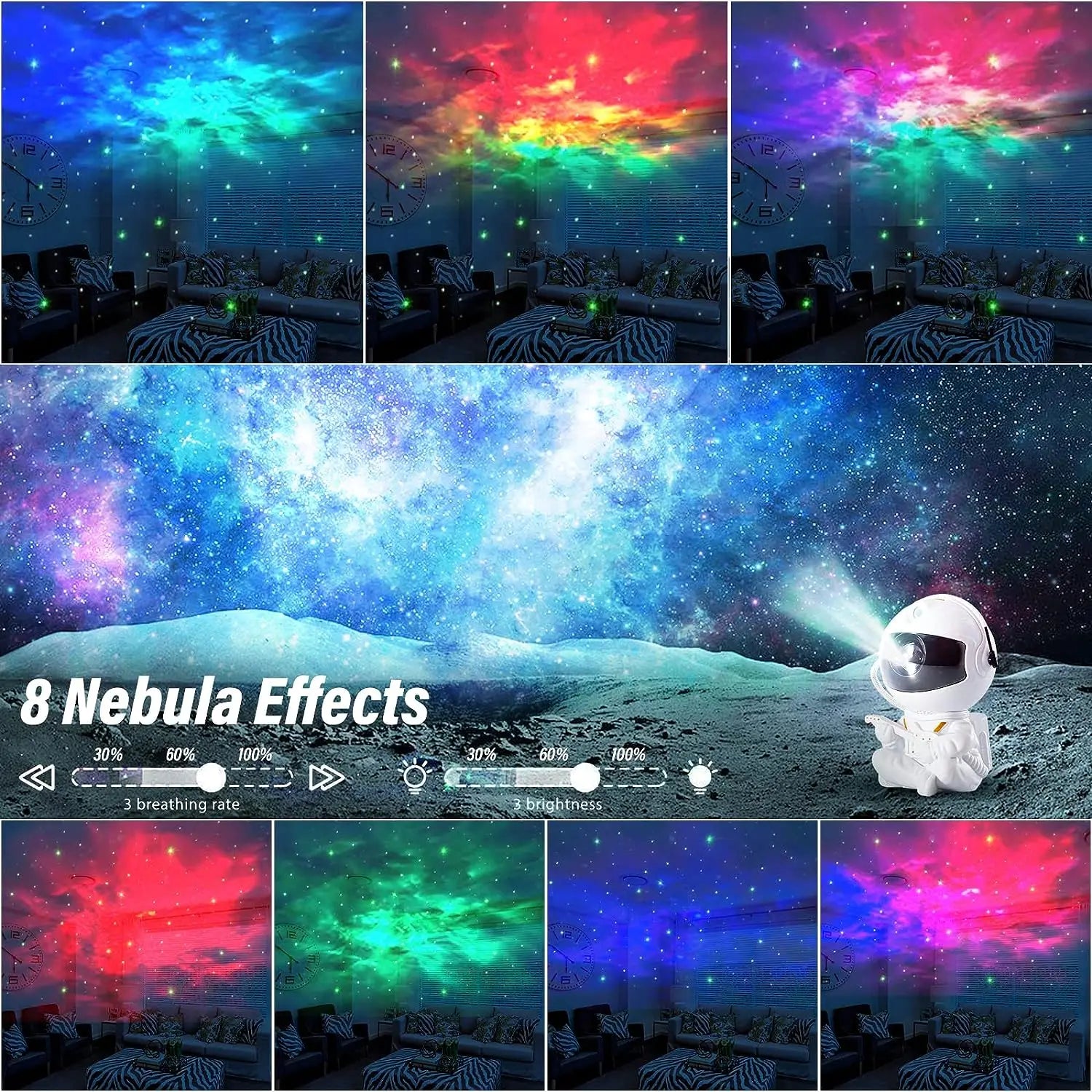 Galactic Dreamer Star Projector Night Light