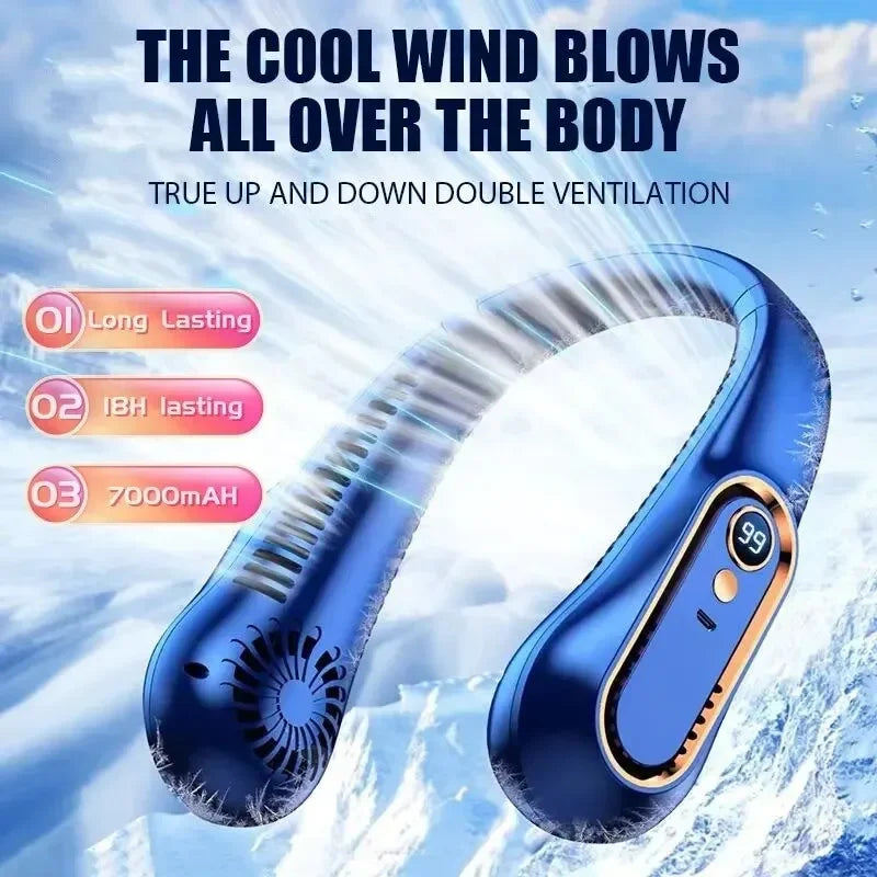 SmartBreeze Portable Mini Bladeless Fan with Digital Power Display