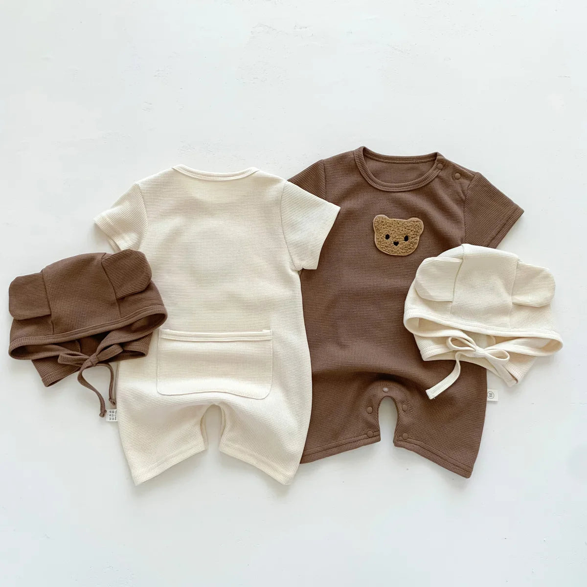 Charming Bear Romper for Boys and Girls