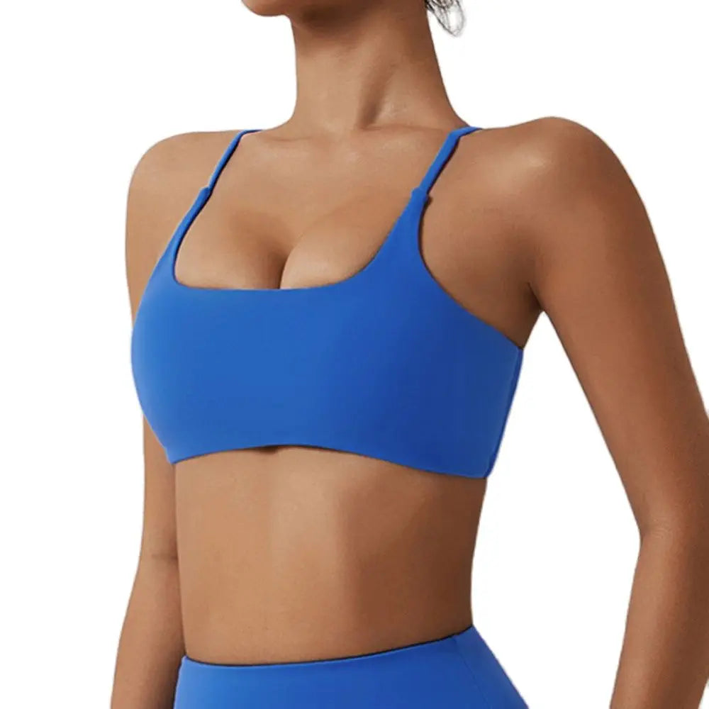 Criss -Cross Straps Sports Bra For Women, fitness