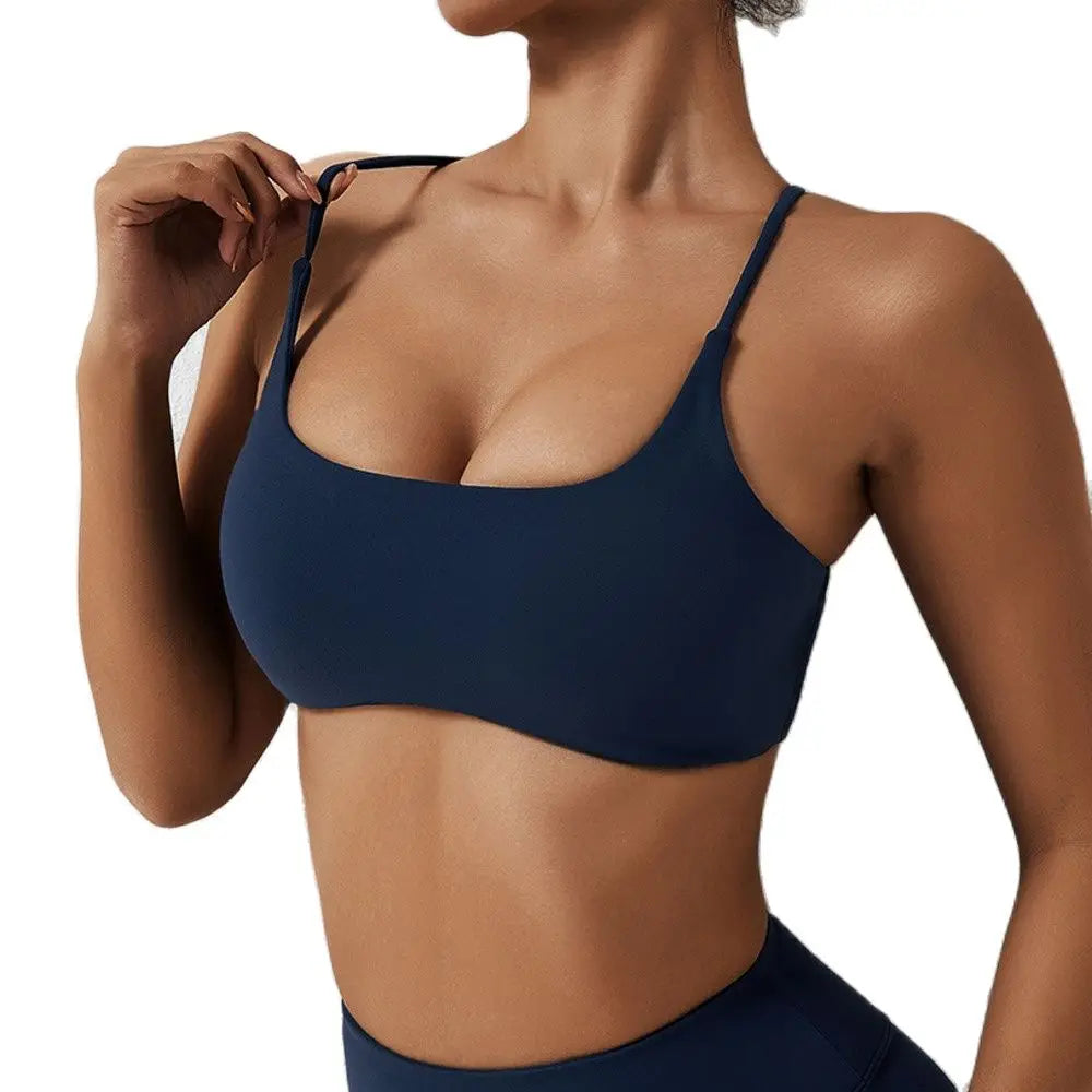 Criss -Cross Straps Sports Bra For Women, fitness