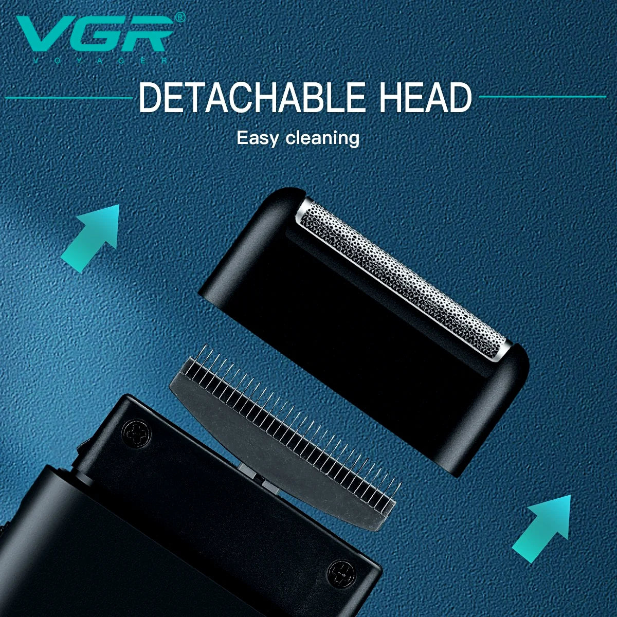 VGR Mini Shave Pro Rechargeable with Pop-up Trimmer V-390