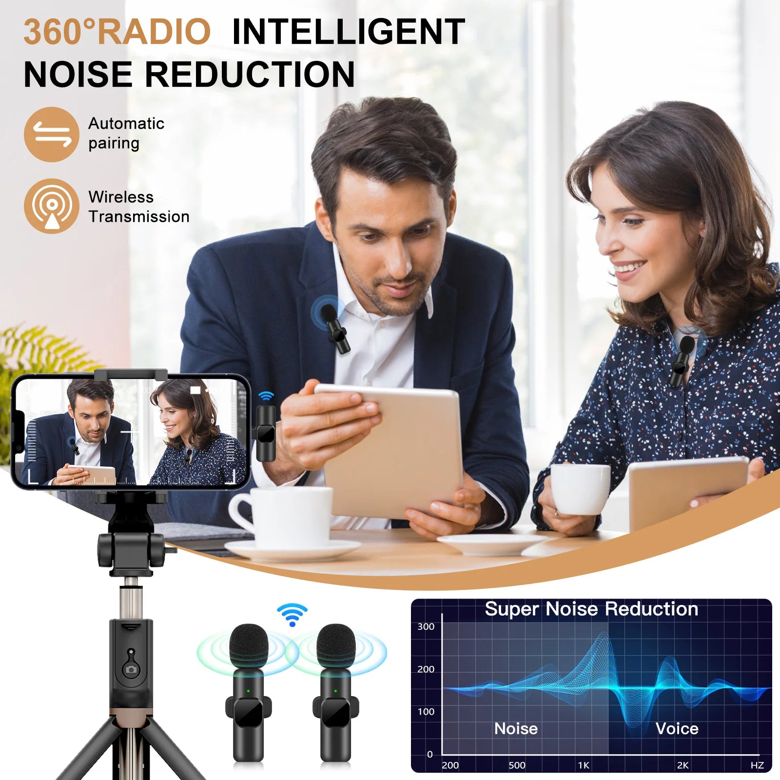 The StreamMic portable microphone, making it ideal for video and audio recording as well as live streaming.