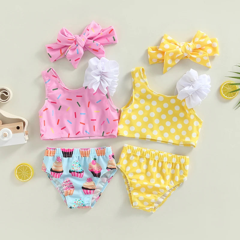 Conjunto “Summer Breeze” destinado a meninas de 9 meses a 3 anos, várias qualidades podem ser destacadas: