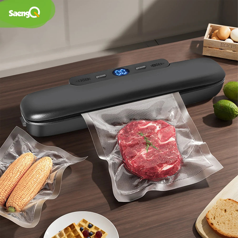 SaengQ ProVac Food Sealing Machine Vacuum Food Packaging Sealer