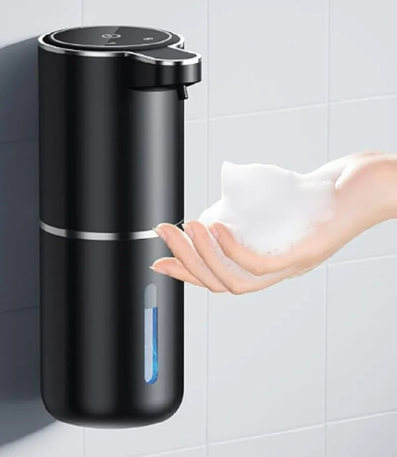 Touchless Automatic Soap Dispenser with adjustable foam and USB rechargeable features