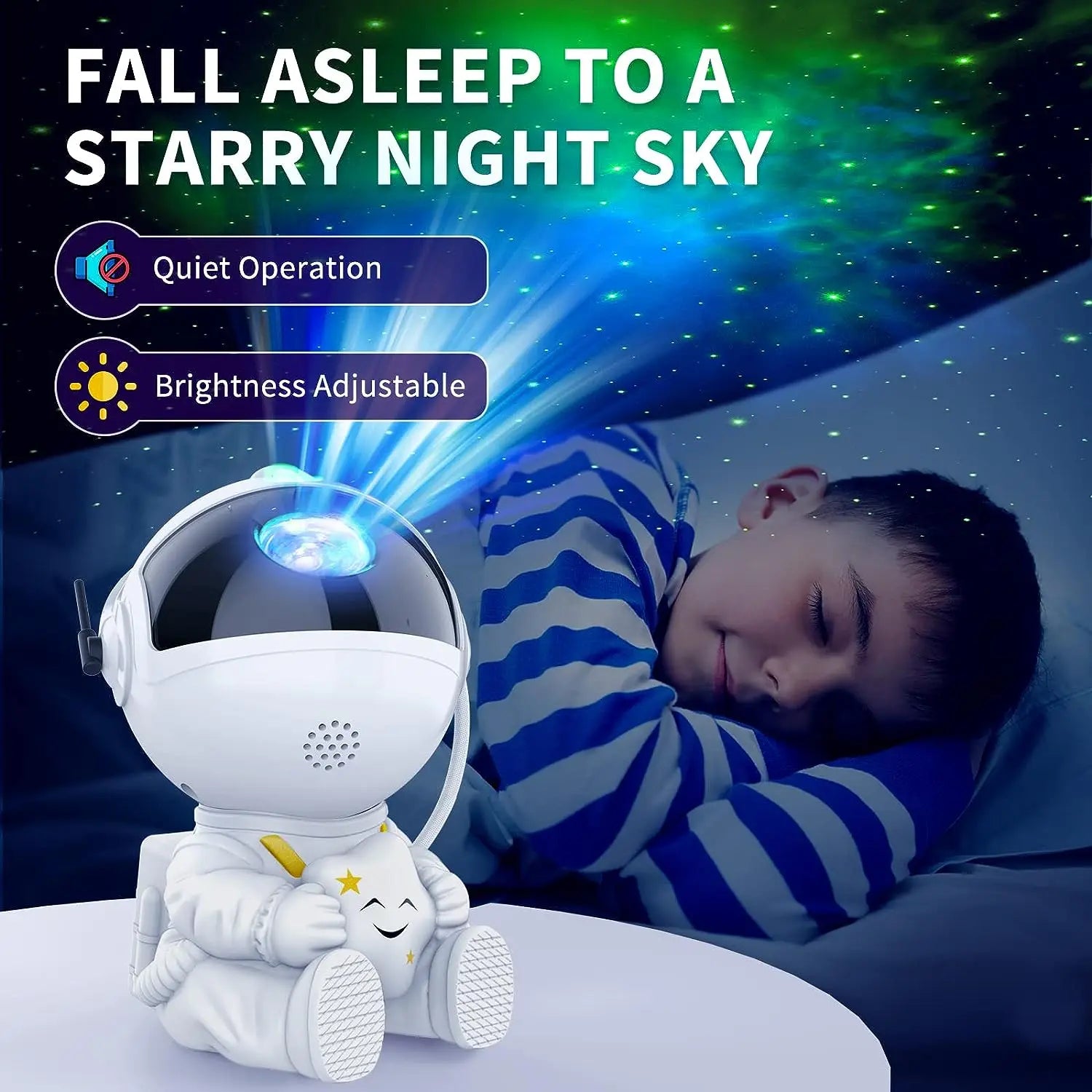 Galactic Dreamer Star Projector Night Light